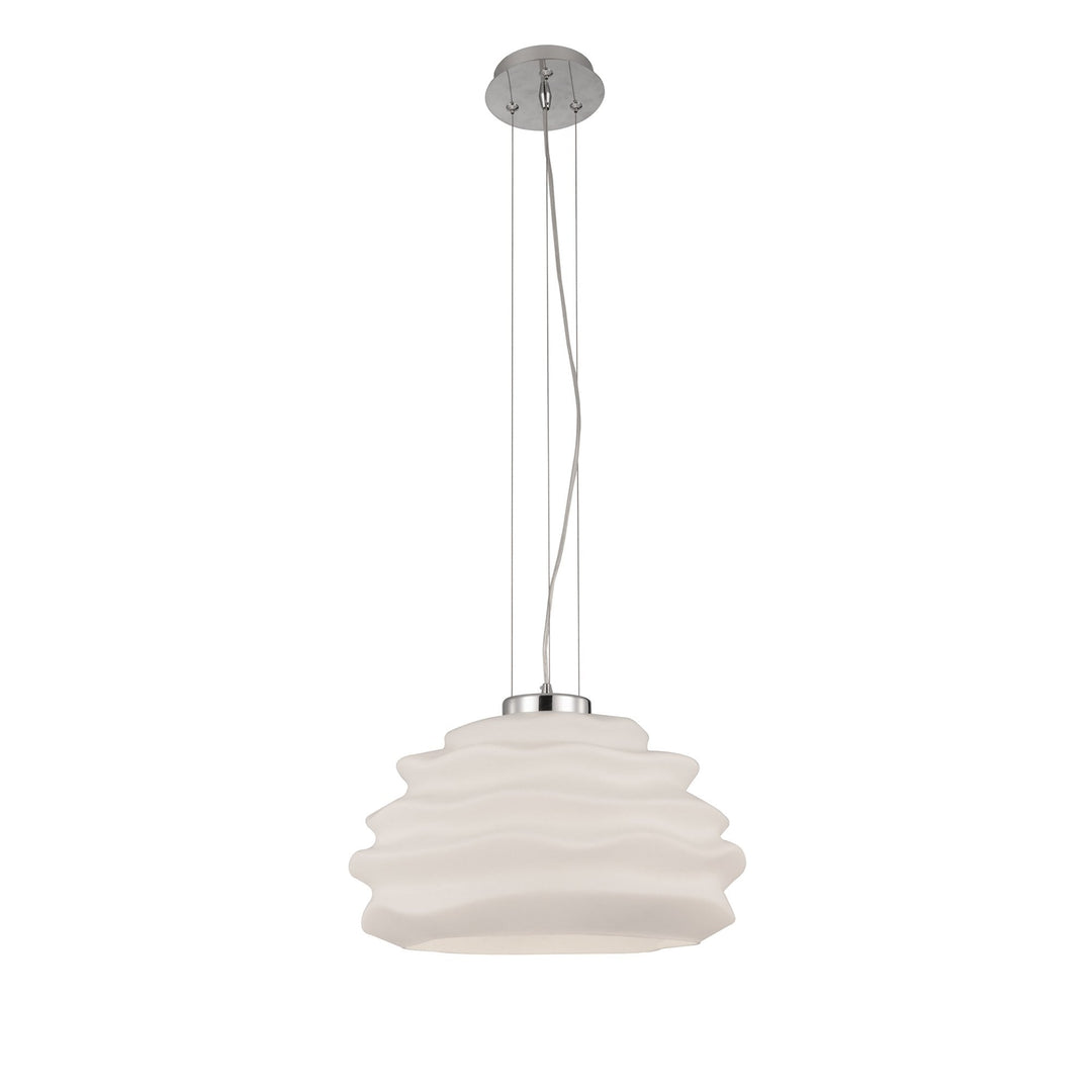 Mantra M6274 Nubole Pendant 40cm Round White