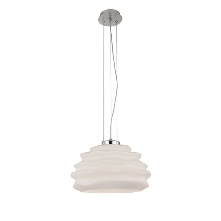 Mantra M6274 Nubole Pendant 40cm Round White