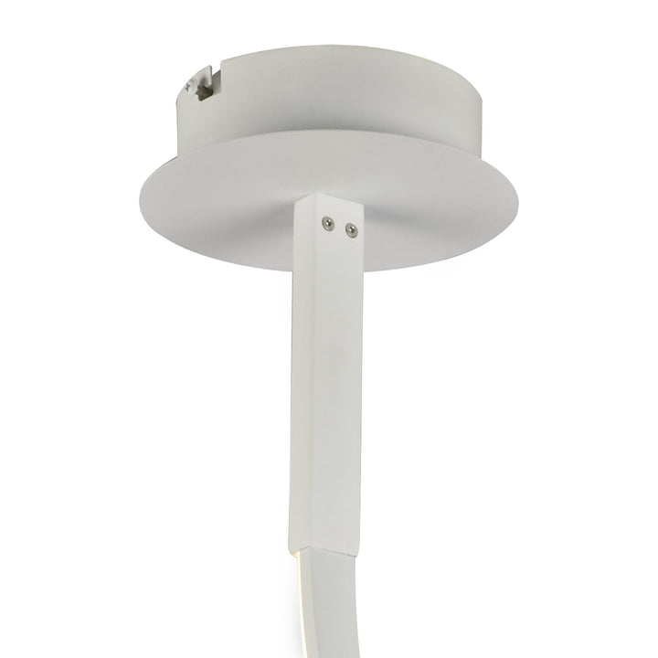 Mantra M6002 Nur Blanco Semi Ceiling Light LED White