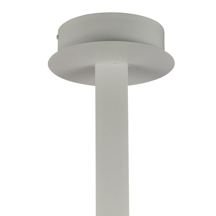 Mantra M6003 Nur Blanco Semi Ceiling Light Tall LED White