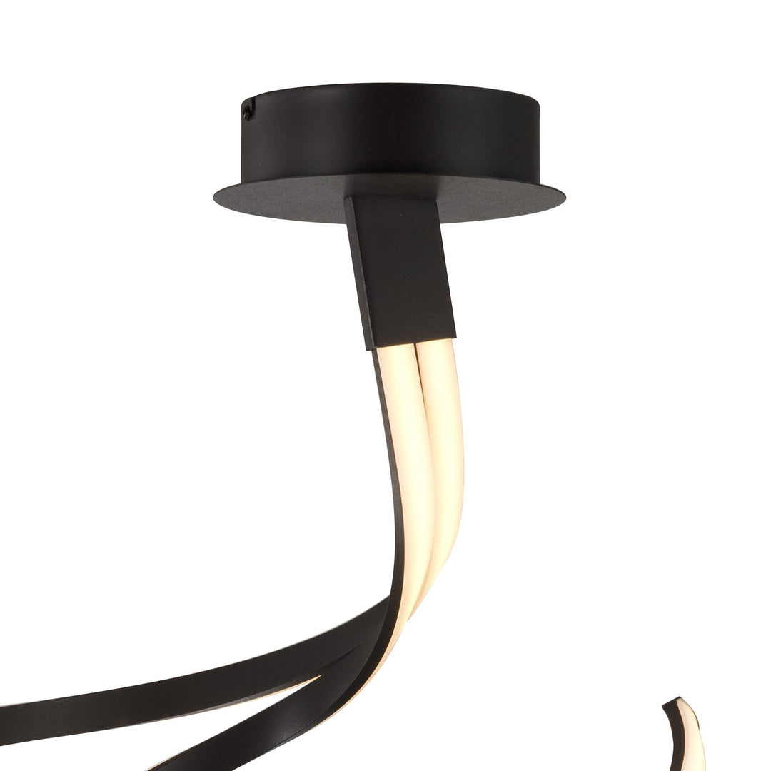 Mantra M5827 Nur BR Semi Ceiling LED Dimmable Frosted Acrylic Brown Oxide