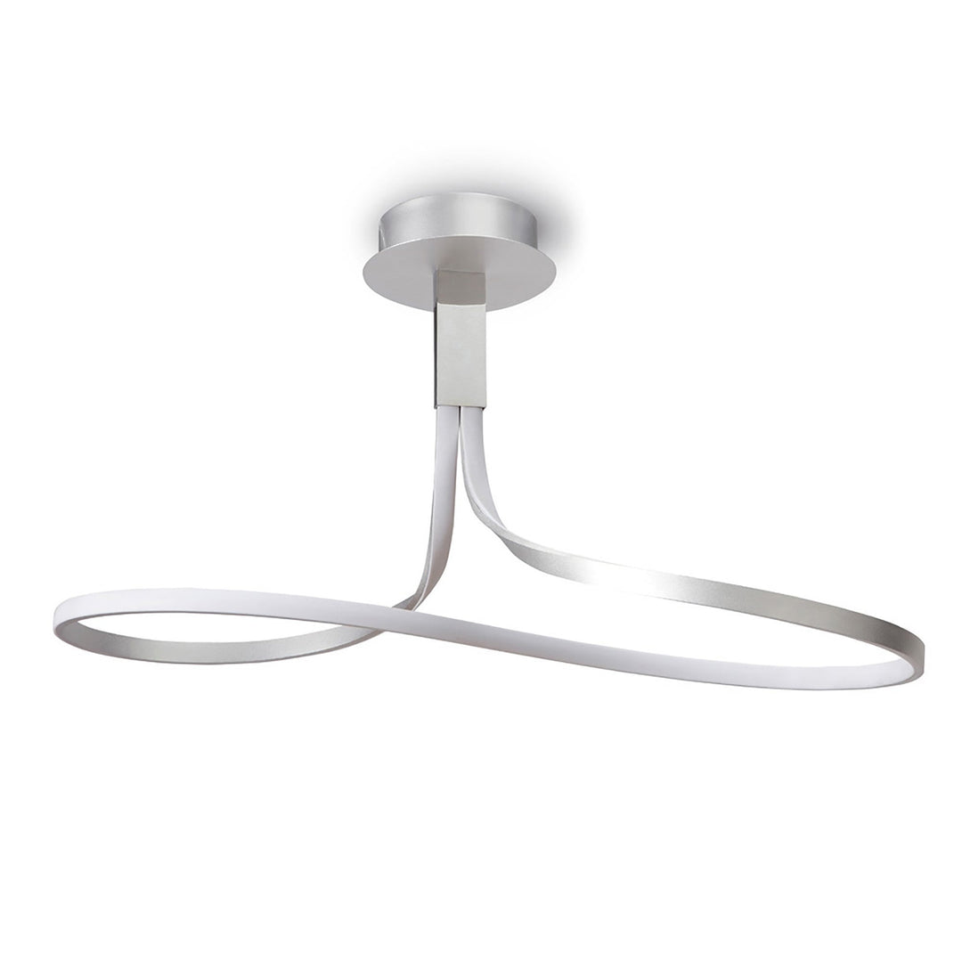 Mantra M4980 Nur Semi Ceiling LED Silver