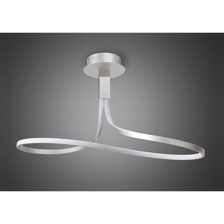 Mantra M4980 Nur Semi Ceiling LED Silver