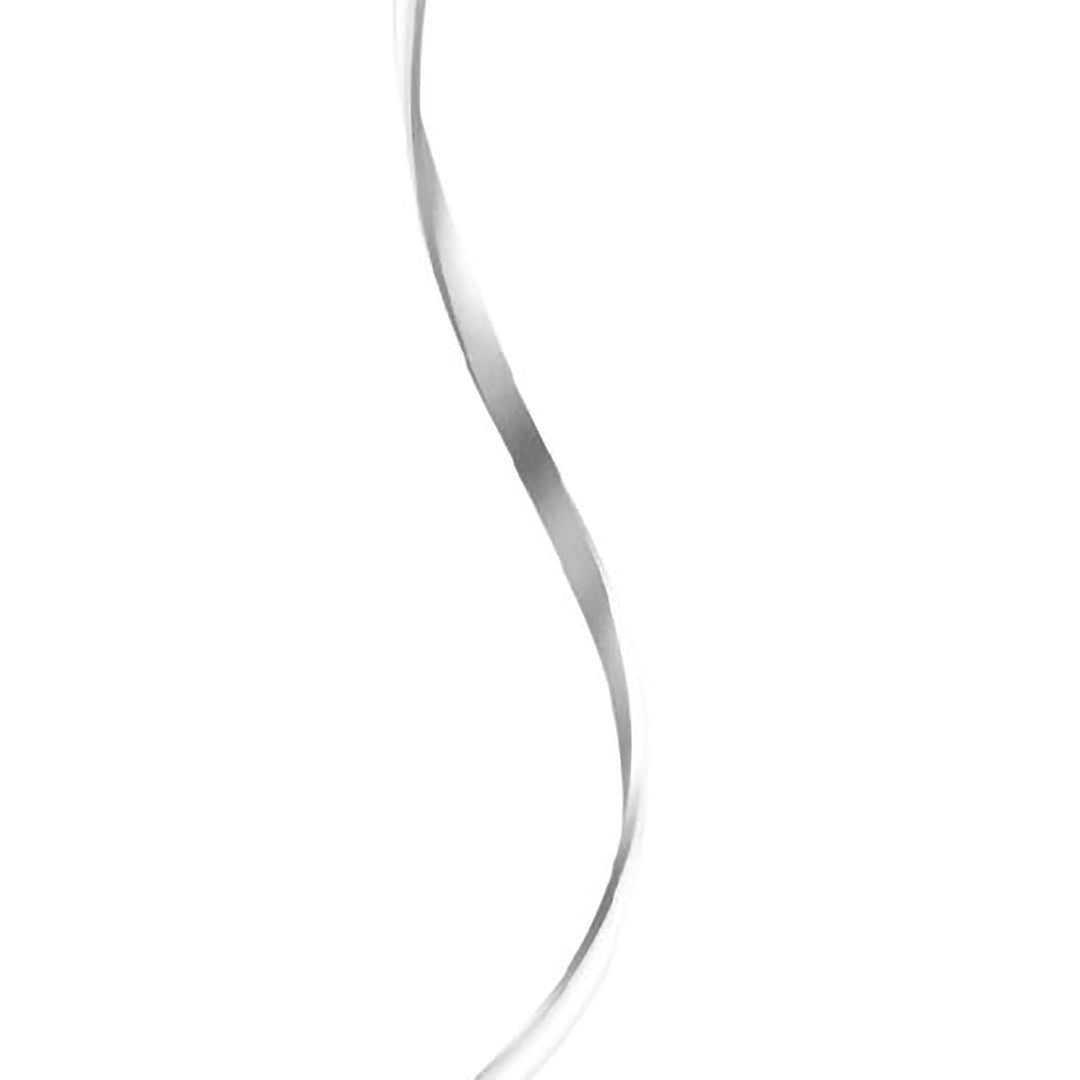 Mantra M4983 Nur Floor Lamp LED Dimmable Silver Frosted Acrylic Polished Chrome