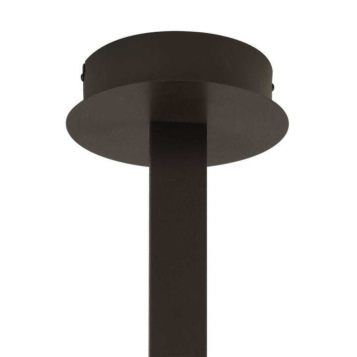 Mantra M5707 Nur Brown Oxide Semi Ceiling Light Tall LED Brown Oxide