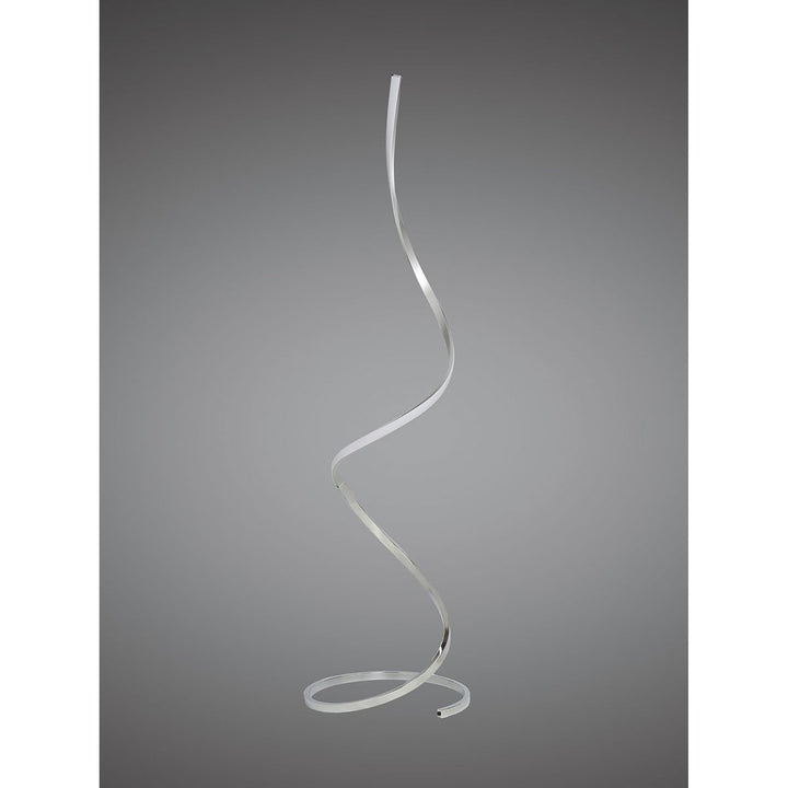 Mantra M5001 Nur XL Floor Lamp LED Dimmable Silver Frosted Acrylic Polished Chrome