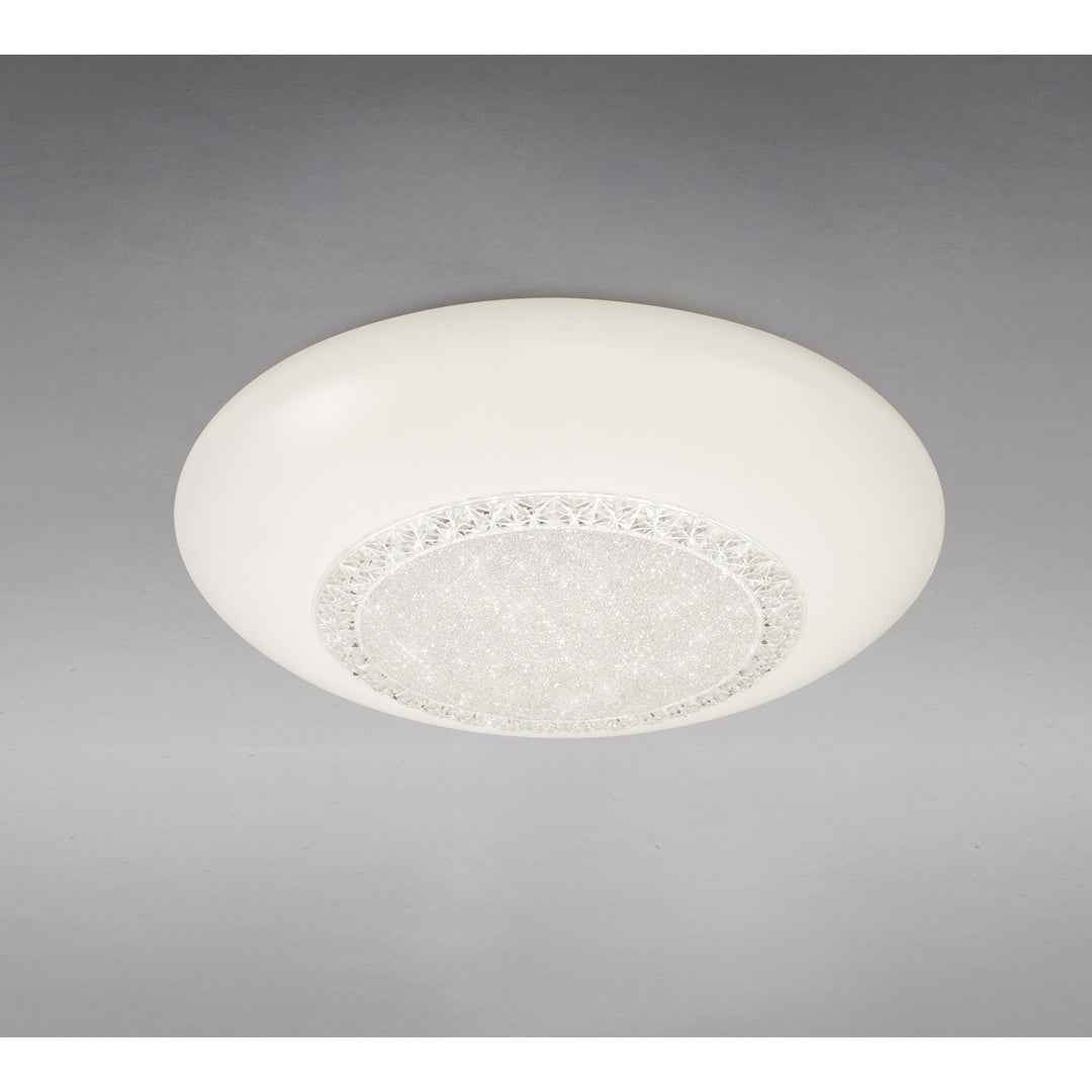 Mantra M6235 Opera Flush Fitting 41cm Round 24W LED White Remote Control