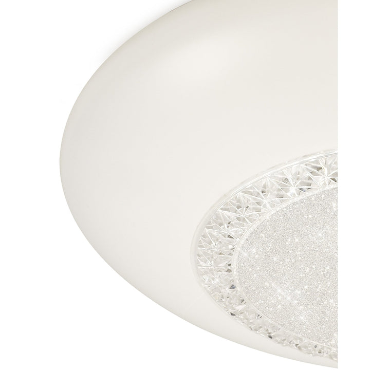 Mantra M6235 Opera Flush Fitting 41cm Round 24W LED White Remote Control