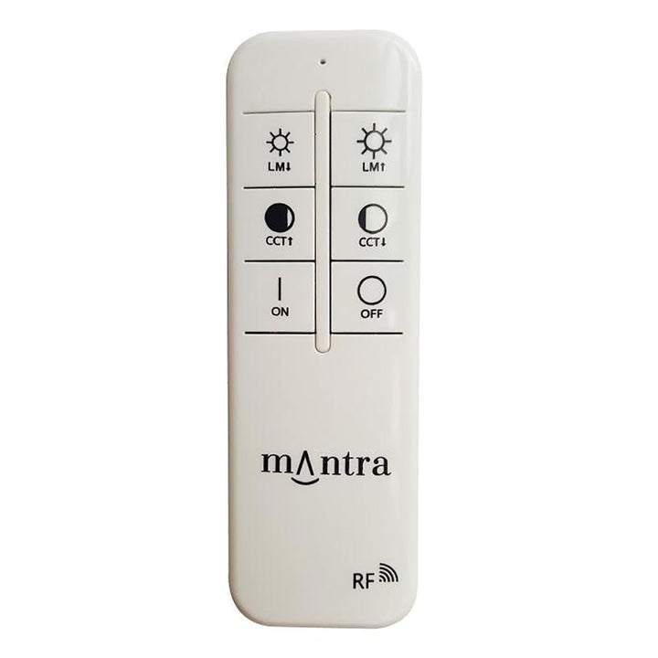 Mantra M6235 Opera Flush Fitting 41cm Round 24W LED White Remote Control