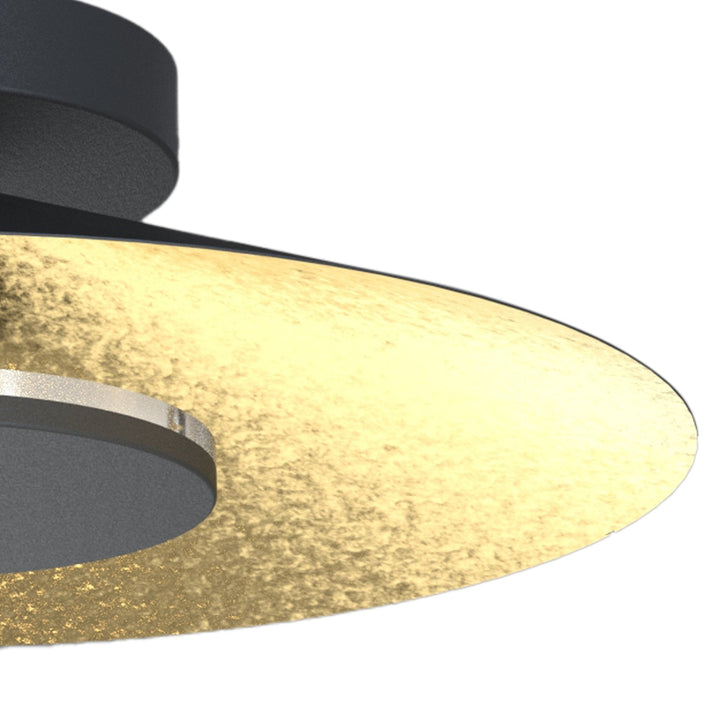 Mantra M8127 Orion Ceiling 40cm Round 20W LED Gold Leaf/Black