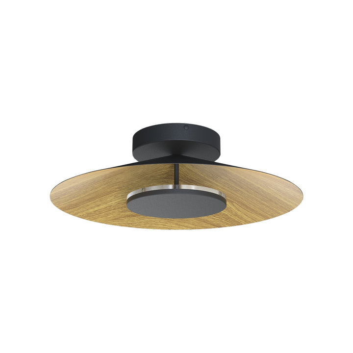 Mantra M8129 Orion Ceiling 55cm Round 24W LED Wood/Black