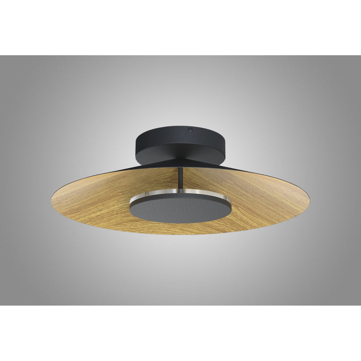 Mantra M8129 Orion Ceiling 55cm Round 24W LED Wood/Black