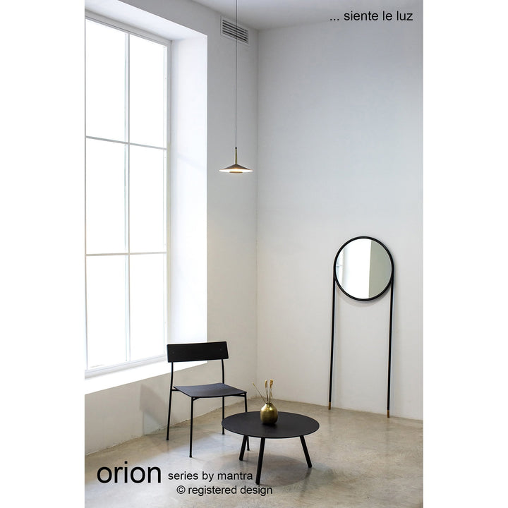 Mantra M8129 Orion Ceiling 55cm Round 24W LED Wood/Black