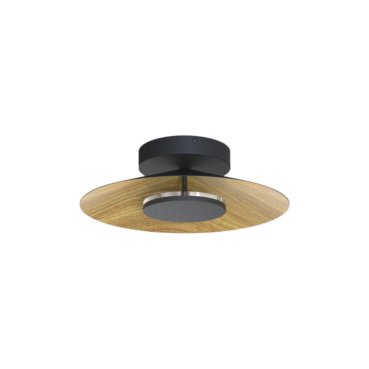 Mantra M8126 Orion Ceiling 40cm Round 20W LED Wood/Black