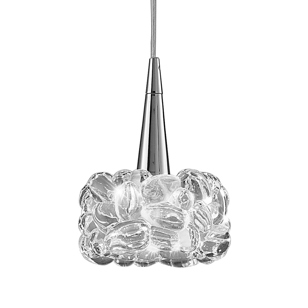 Mantra M3923 O2 Pendant 1 Light Small Polished Chrome