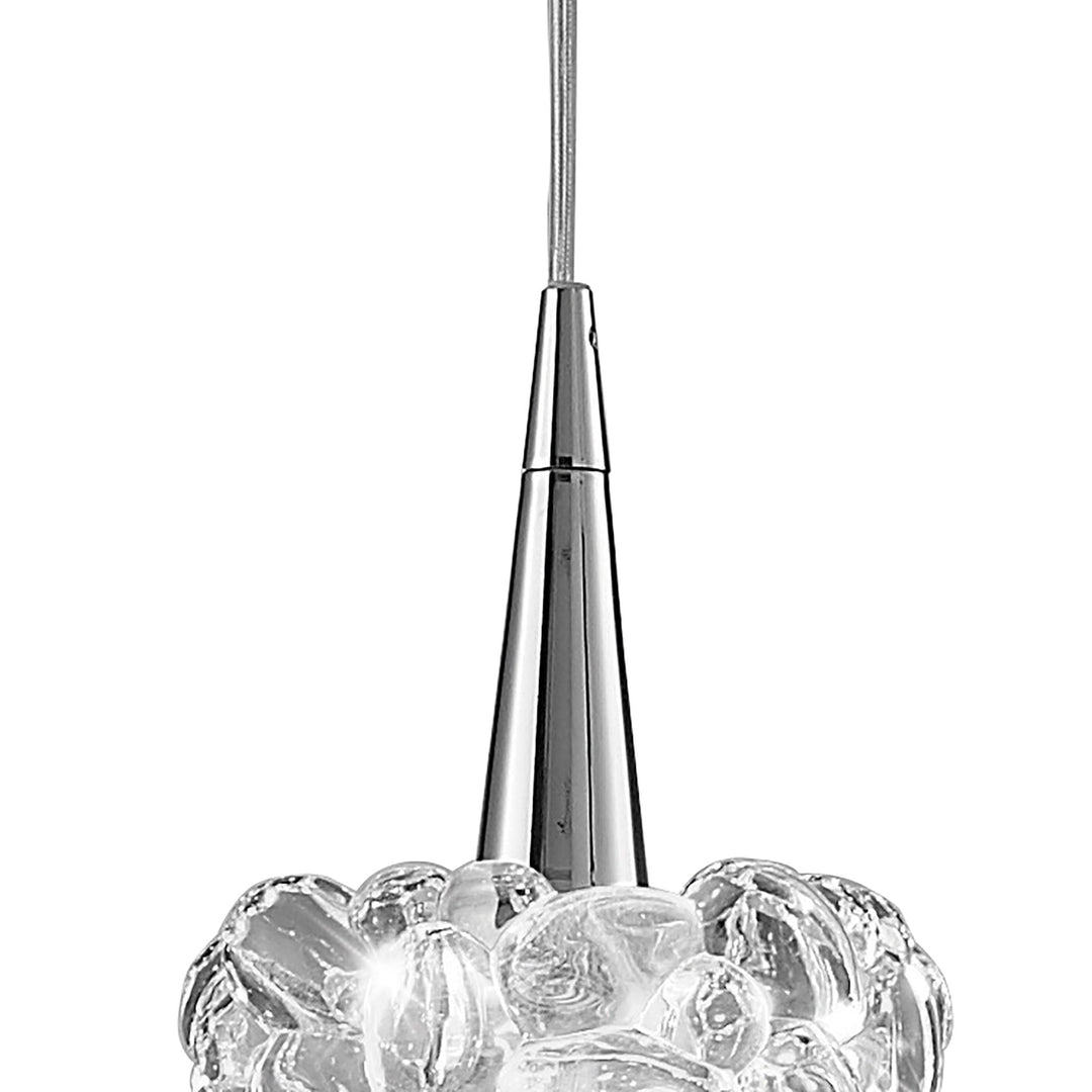 Mantra M3923 O2 Pendant 1 Light Small Polished Chrome