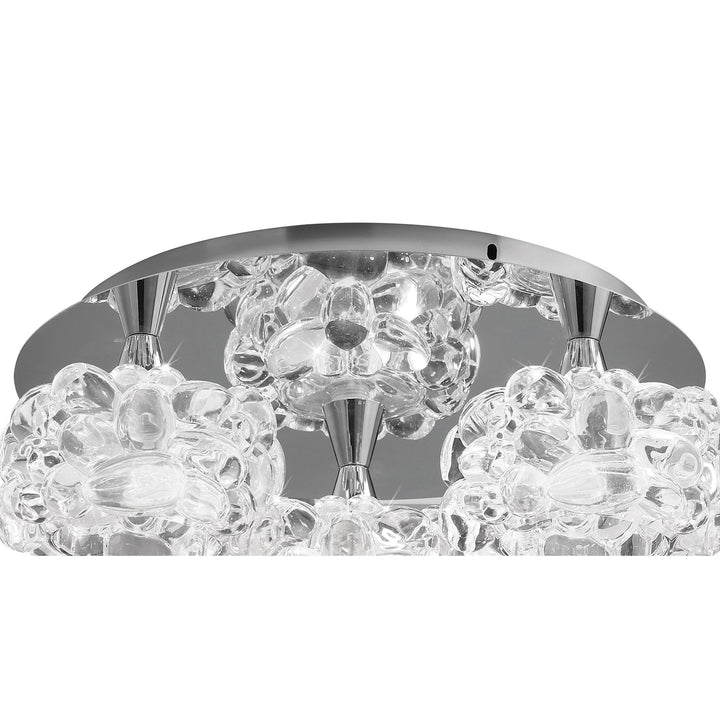 Mantra M3925 O2 | Ceiling 3 Light | Polished Chrome | Oxygen Bubble Effect