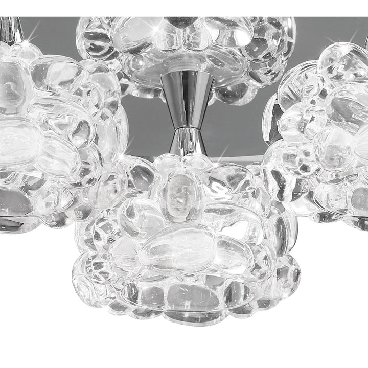 Mantra M3925 O2 | Ceiling 3 Light | Polished Chrome | Oxygen Bubble Effect