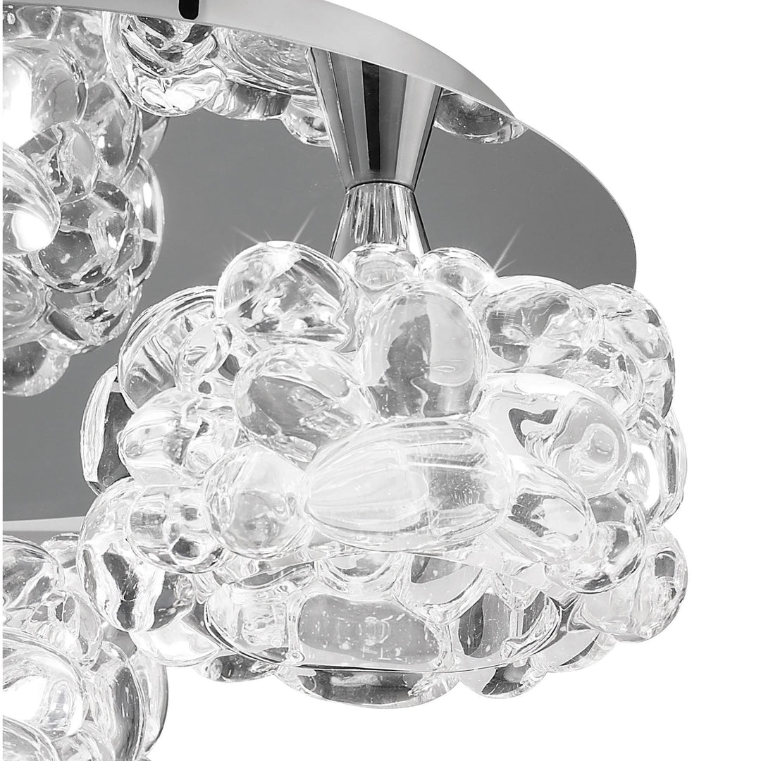 Mantra M3925 O2 | Ceiling 3 Light | Polished Chrome | Oxygen Bubble Effect