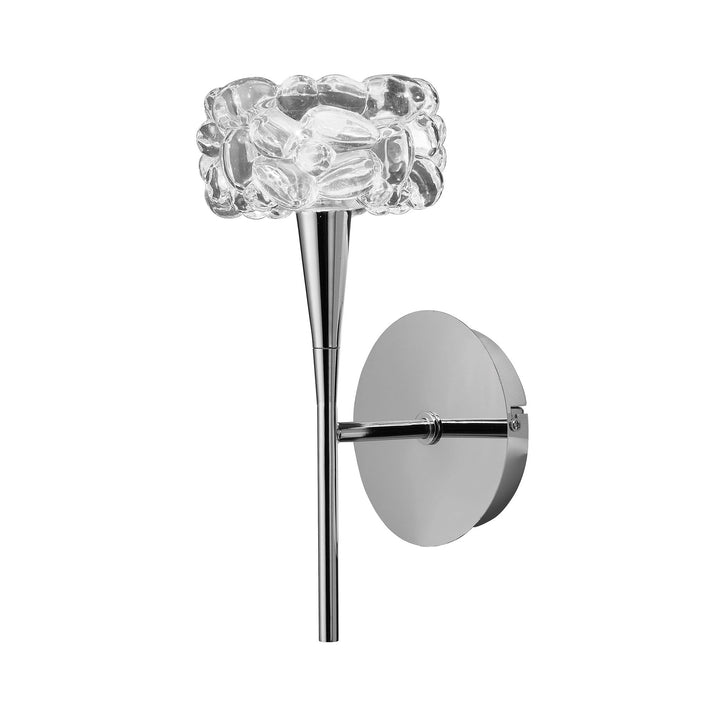 Mantra M3927/S O2 Wall Lamp Switched 1 Light Polished Chrome