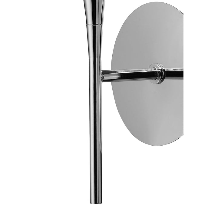 Mantra M3927/S O2 Wall Lamp Switched 1 Light Polished Chrome