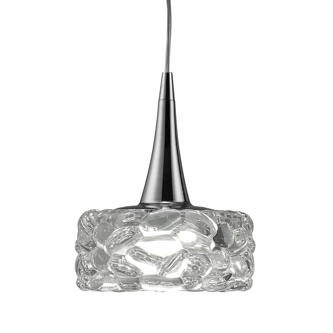 Mantra M3931 O2 Pendant 3 Light Line Large Polished Chrome