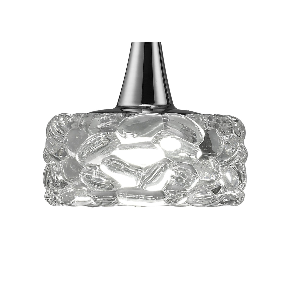 Mantra M3931 O2 Pendant 3 Light Line Large Polished Chrome