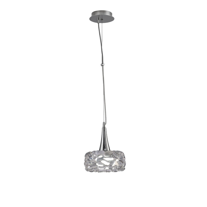 Mantra M3933 O2 Pendant 1 Light Large Polished Chrome