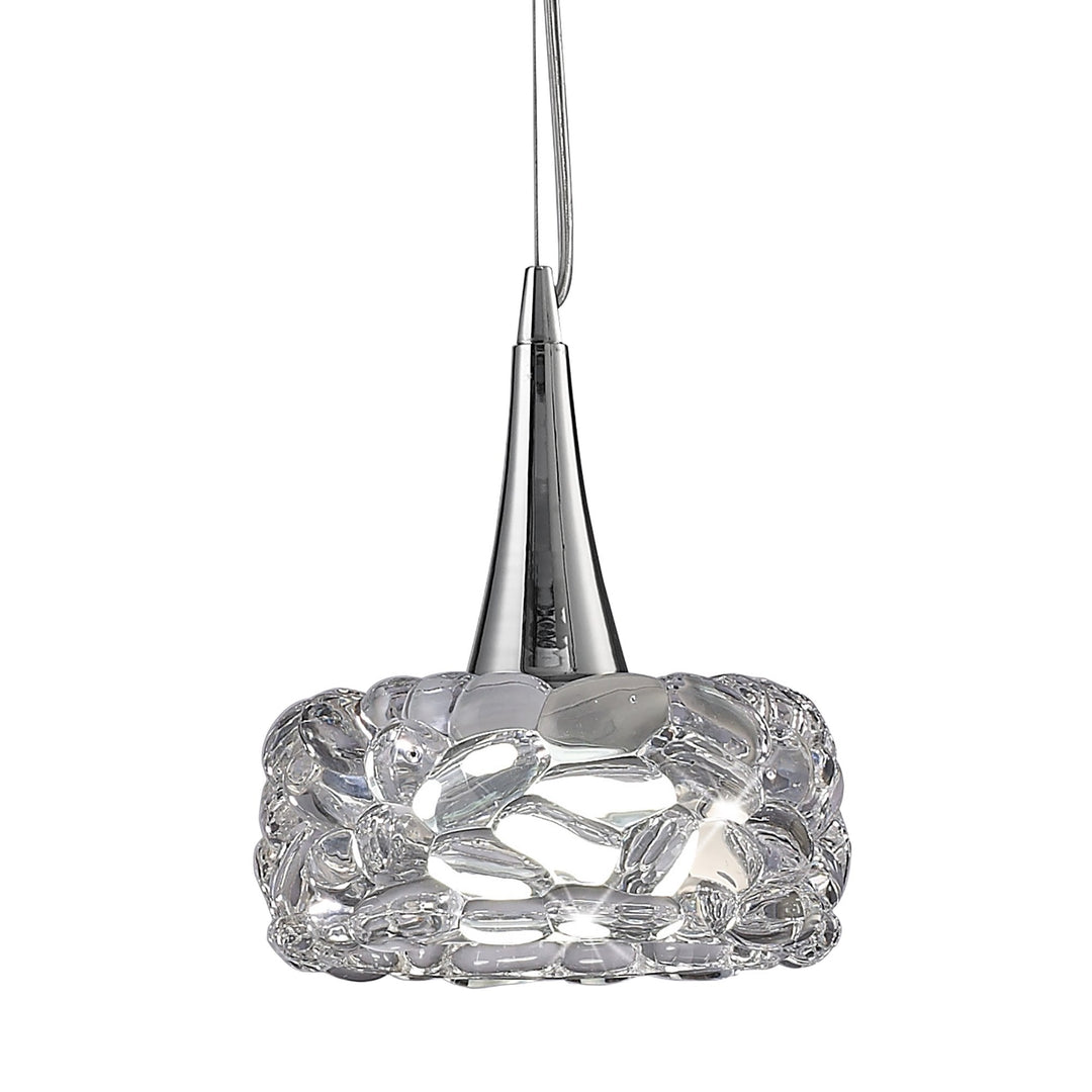 Mantra M3933 O2 Pendant 1 Light Large Polished Chrome