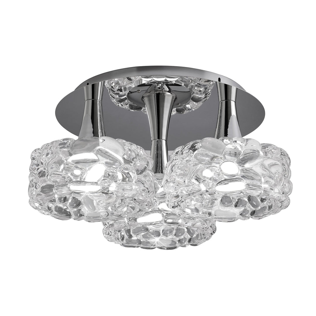 Mantra M3935 O2 Ceiling 3 Light Large Polished Chrome