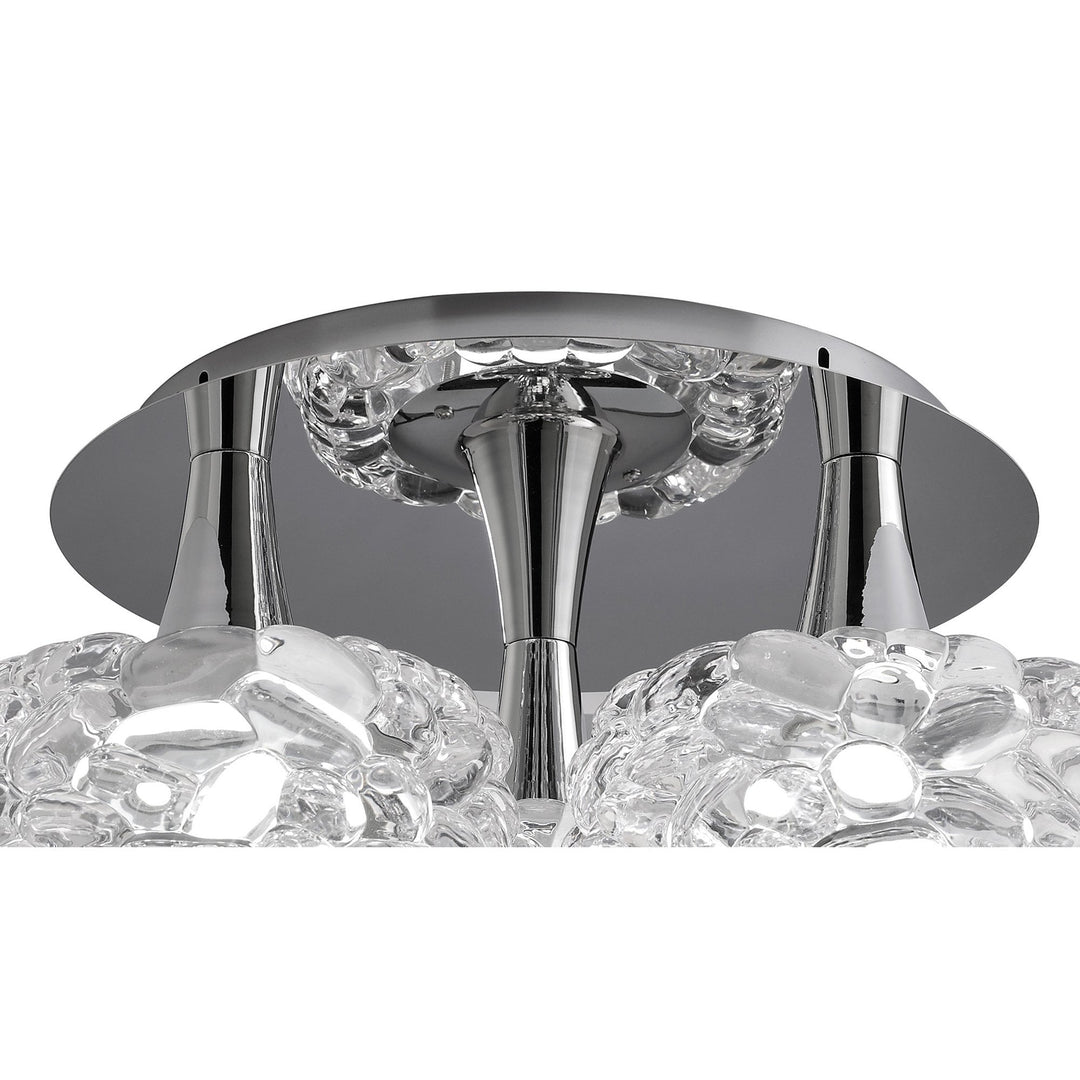 Mantra M3935 O2 Ceiling 3 Light Large Polished Chrome