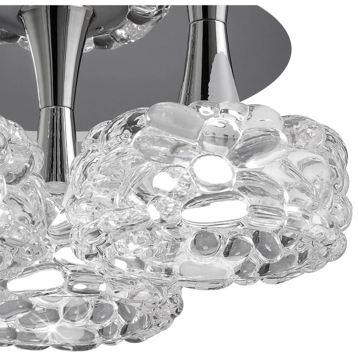 Mantra M3935 O2 Ceiling 3 Light Large Polished Chrome