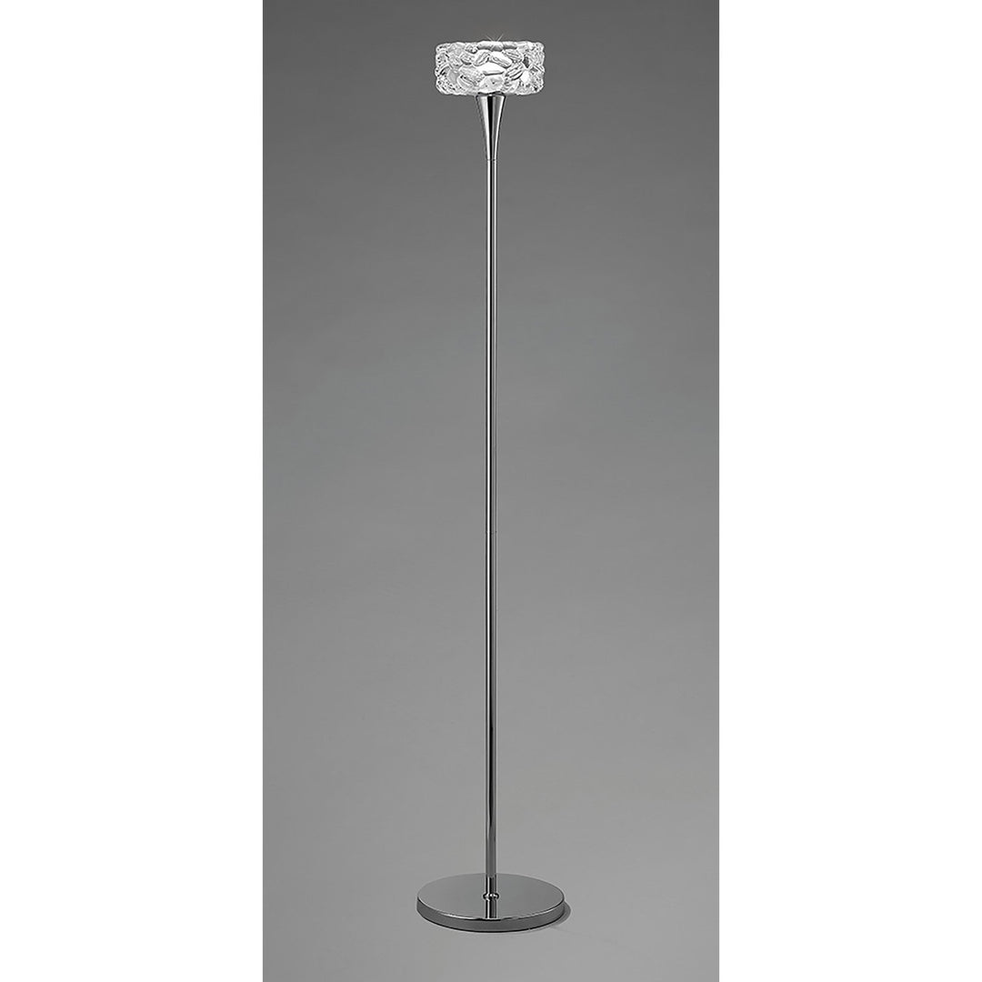 Mantra M3939 O2 Floor Lamp 1 Light Polished Chrome