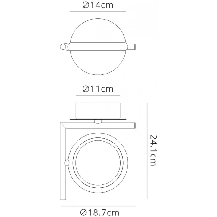 Mantra M6595 Olimpia Wall Lamp LED Chrome