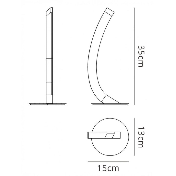 Mantra M3563 On Table Lamp LED Right Chrome