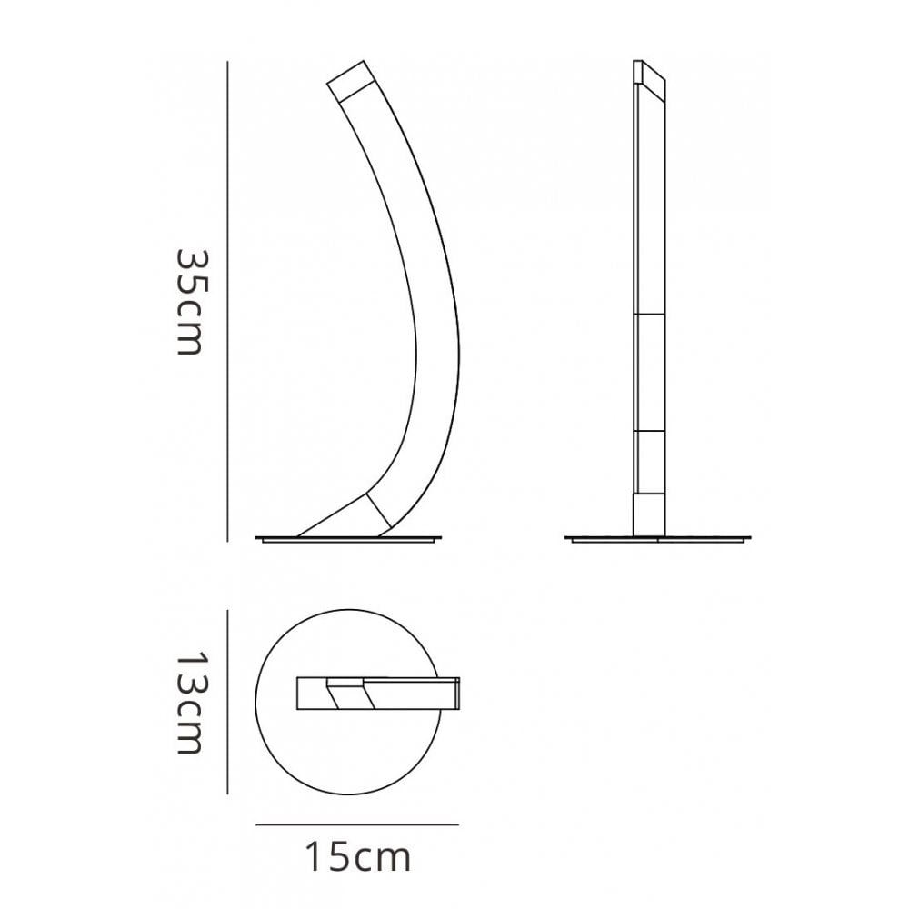 Mantra M3564 On Table Lamp LED Chrome