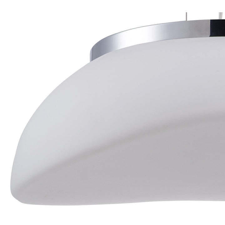 Mantra M4892 Opal Pendant 3 Light Frosted White Glass