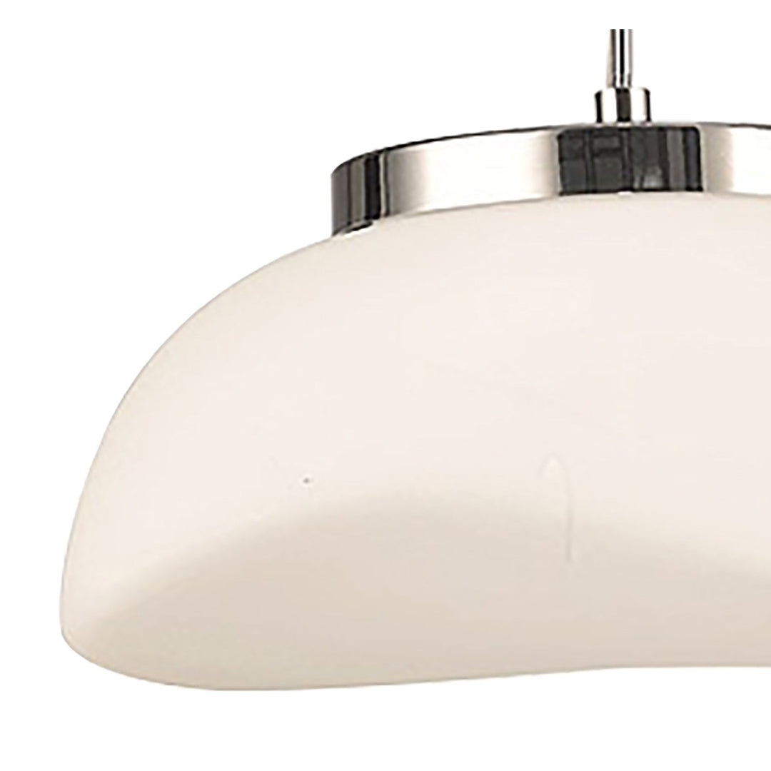 Mantra M4893 Opal Pendant 1 Light Frosted White Glass