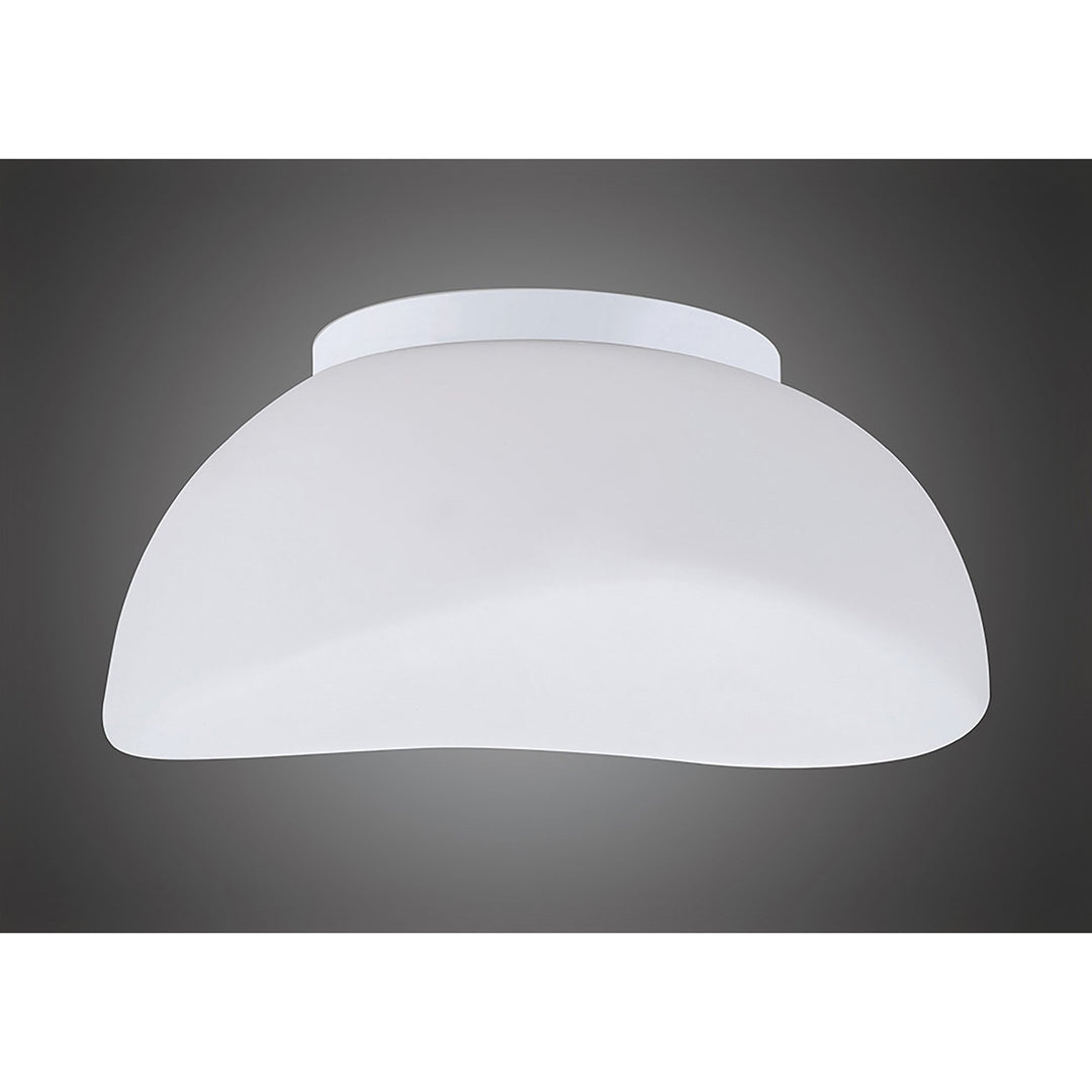 Mantra M4896 Opal Ceiling 3 Light Frosted White Glass