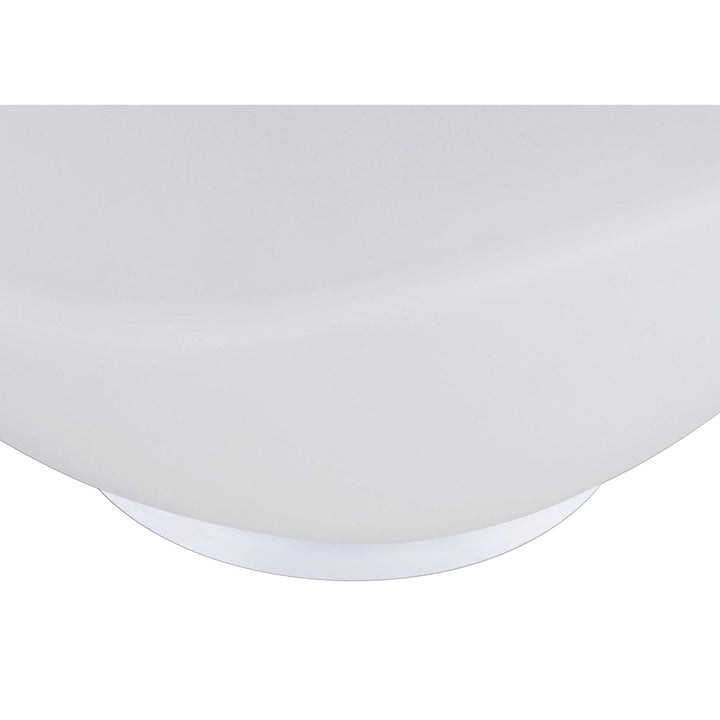 Mantra M4898 Opal Table Lamp 1 Light Frosted White Glass