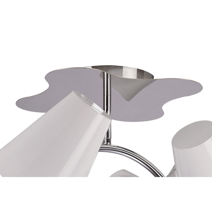 Mantra M1545 Ora Ceiling 4 Light Polished Chrome/white