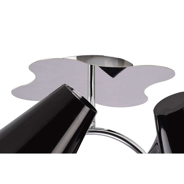 Mantra M1555 Ora Ceiling 4 Light Polished Chrome/black