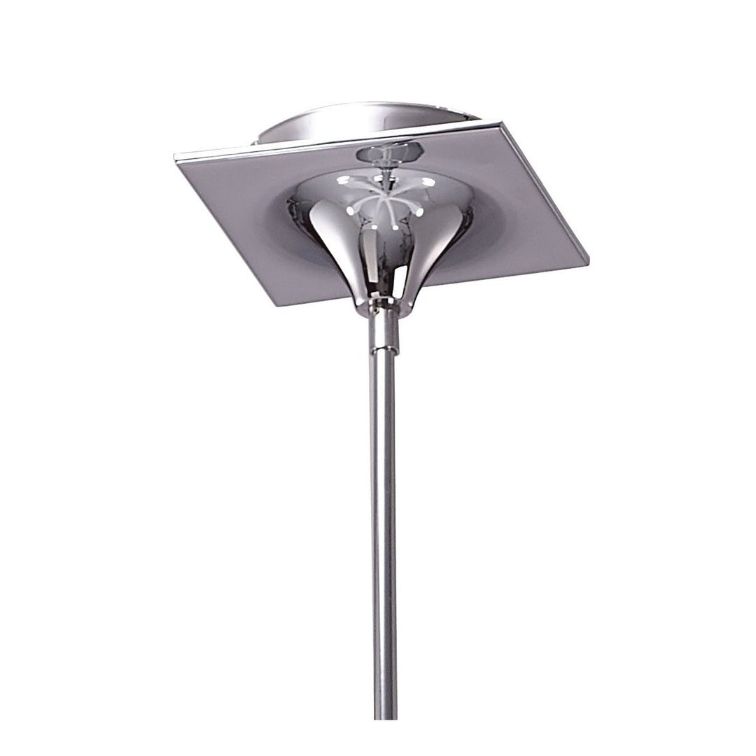 Mantra M1580 Ora Telescopic Convertible To Semi Flush 6 Light E27 Gloss White/White Acrylic/Polished Chrome