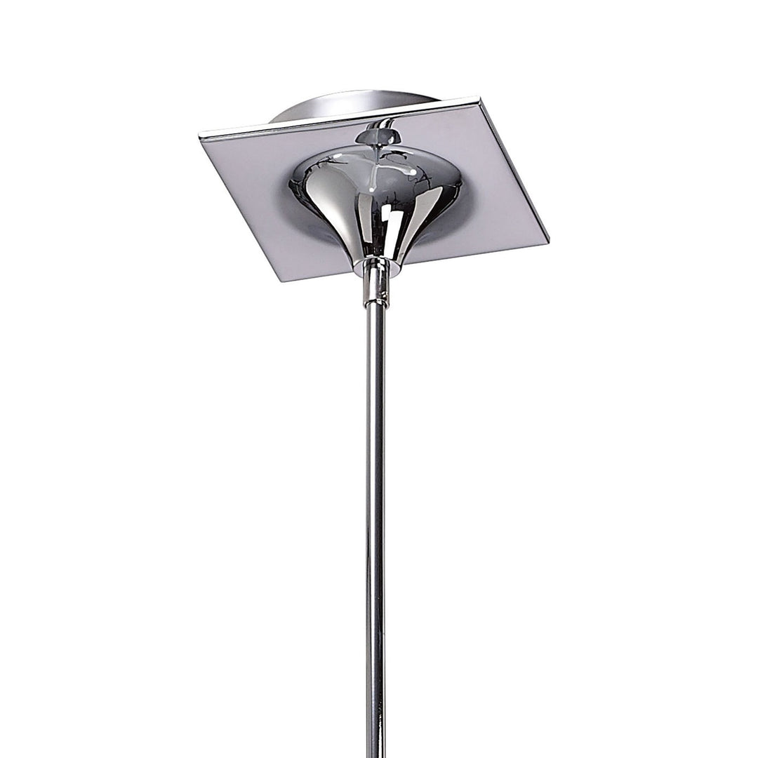 Mantra M1582 Ora Telescopic Convertible To Semi Flush 3 Light E27 Gloss White/White Acrylic/Polished Chrome