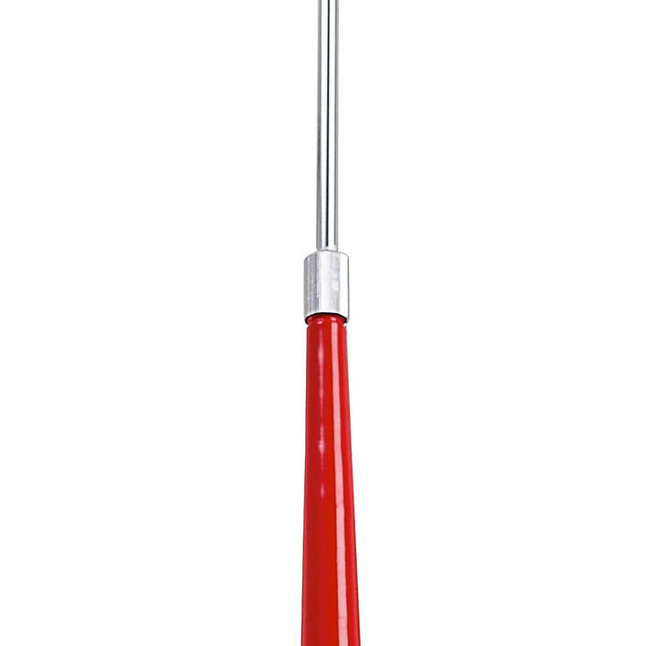 Mantra M1601 Ora Telescopic Convertible To Semi Flush 4 Light E27 Gloss Red/White Acrylic/Polished Chrome