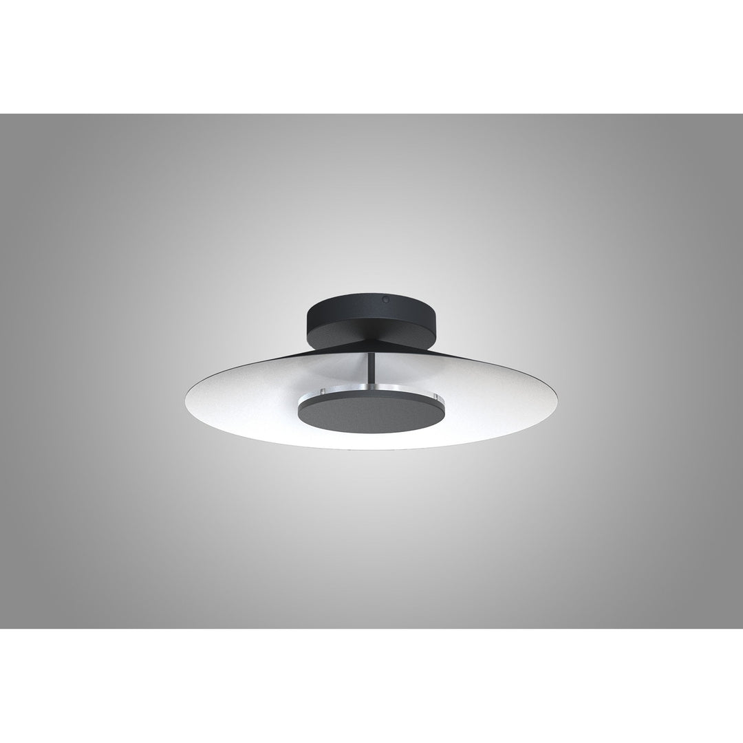 Mantra M8122 Orion Ceiling 25cm Round 8W LED White/Black