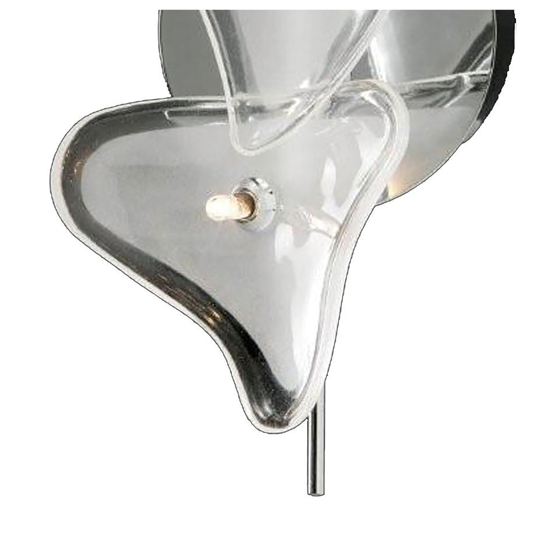 Mantra M0593 Otto Ceiling/Wall 2 Light G4 Bar Polished Chrome/Frosted Glass