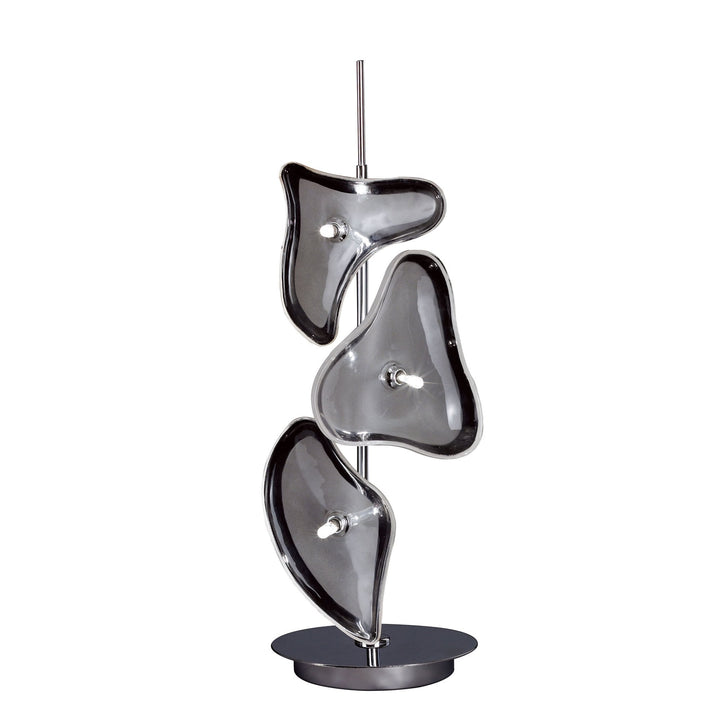 Mantra M0598 Otto Table Lamp 3 Light G4 Polished Chrome/Frosted Glass