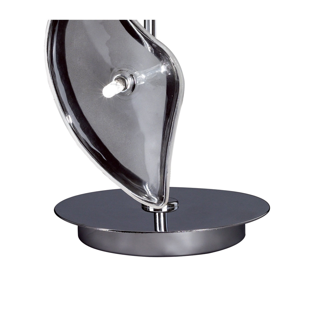 Mantra M0598 Otto Table Lamp 3 Light G4 Polished Chrome/Frosted Glass