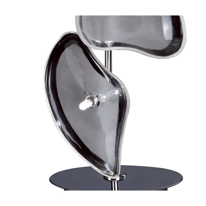 Mantra M0598 Otto Table Lamp 3 Light G4 Polished Chrome/Frosted Glass